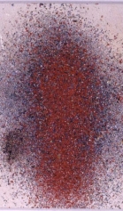  V.small v.red dense spray in centre